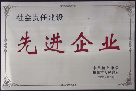 海外海集团被中共杭州市委、杭州市人民政府授予“社会责任建设先进企业”